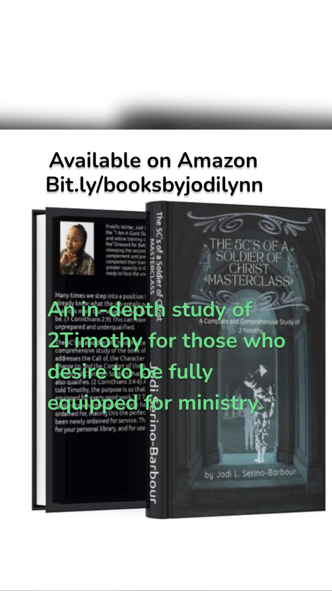 Available on Amazon Bit.ly/booksbyjodilynn An in-depth study of 2Timothy for those who desire to be fully equipped for ministry.