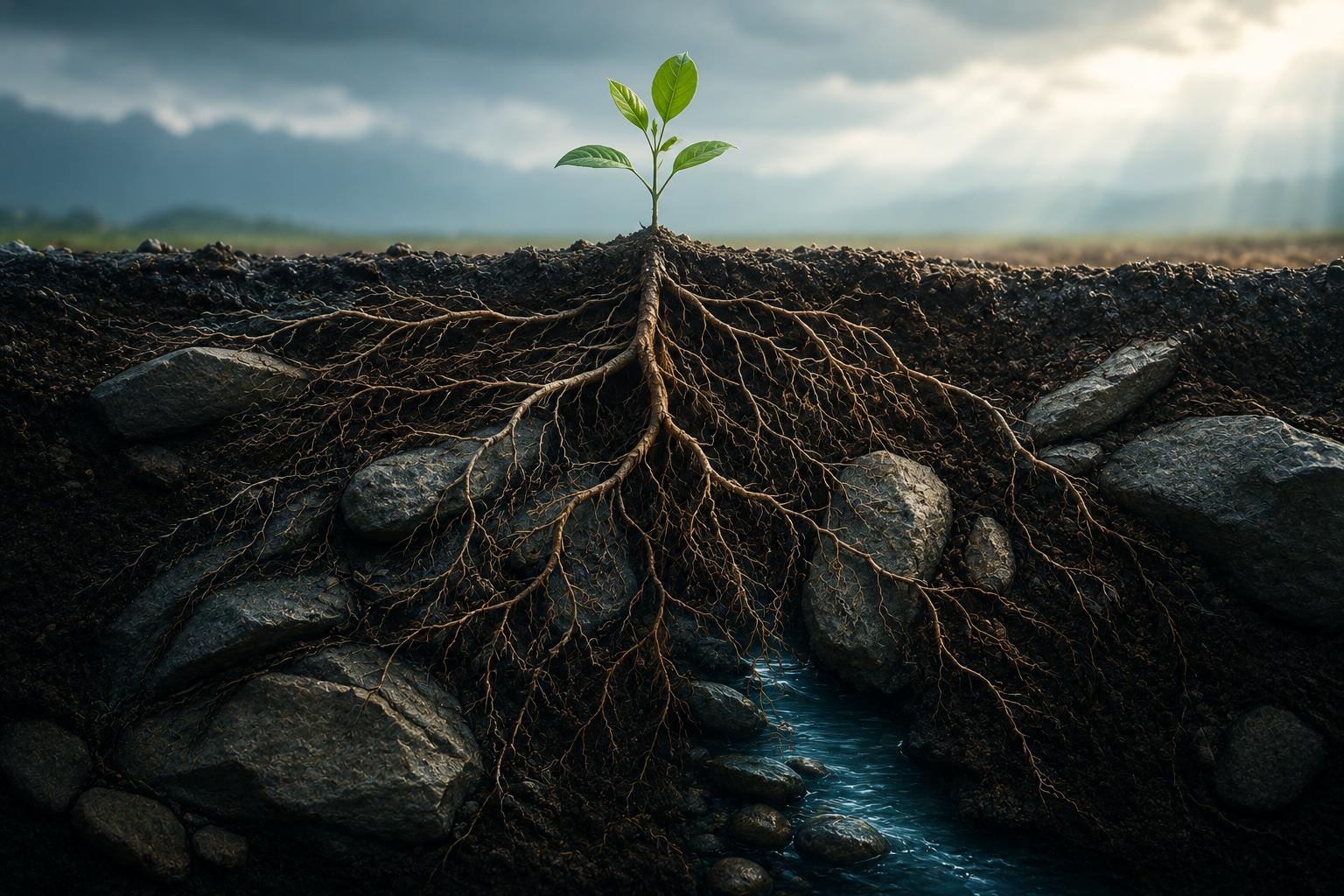 Rooted Before the Fruit Appears